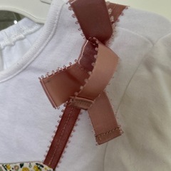 ロンパース　女の子　赤ちゃん　レース　服　アプレレクール　花柄　の画像