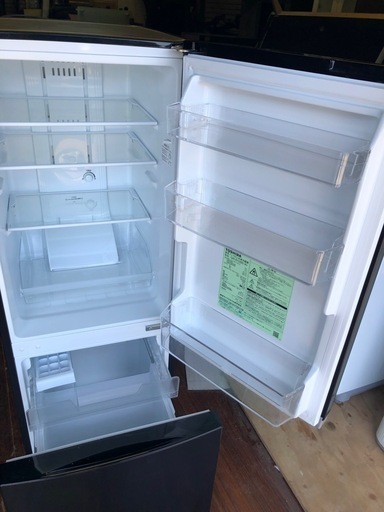 NO B262 ?福岡市内配送設置無料✨?GR-R15BS-K 冷蔵庫 BSシリーズ セミマットブラック [153L /2ドア /右開