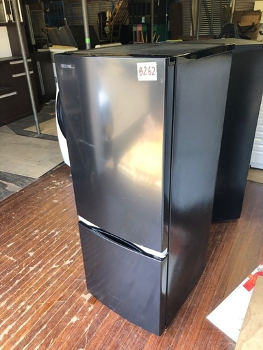 NO B262 ?福岡市内配送設置無料✨?GR-R15BS-K 冷蔵庫 BSシリーズ セミマットブラック [153L /2ドア /右開