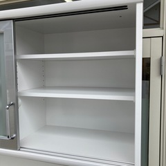 ユーアイ グランデ 食器棚 キッチンボード 120センチ キッチン収納の画像