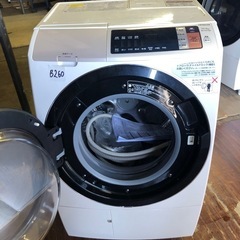 NO B260 🌈福岡市内配送設置無料✨🌈日立 ドラム式洗濯乾燥機 ビッグドラム 左開き 11kg シャンパン BD-SV110AL Nの画像
