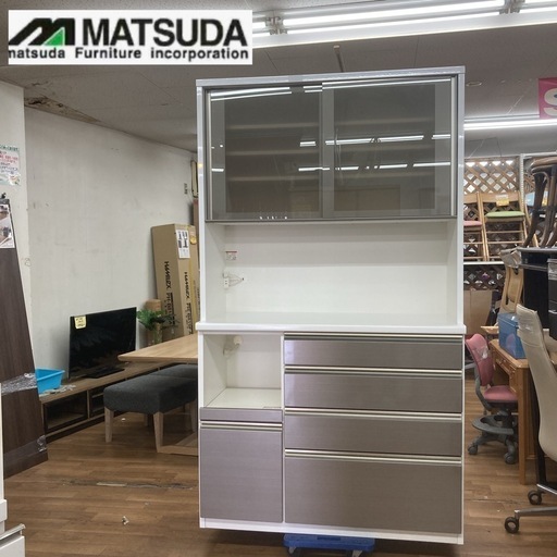 【超美品‼️】定価30万♪ 高級 松田家具 175cm幅キッチンボード 超美品‼️】定価30万♪ 高級 松田家具 175cm幅キッチンボード 楽天