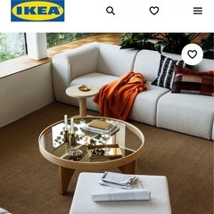 新品未開封　IKEA ストックホルム 2025 コーヒーテーブル、オーク材突き板ガラスの画像