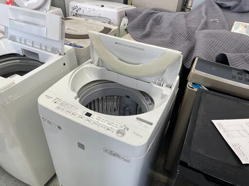 2019年製　シャープ7.0K洗濯機　分解クリーニング済み