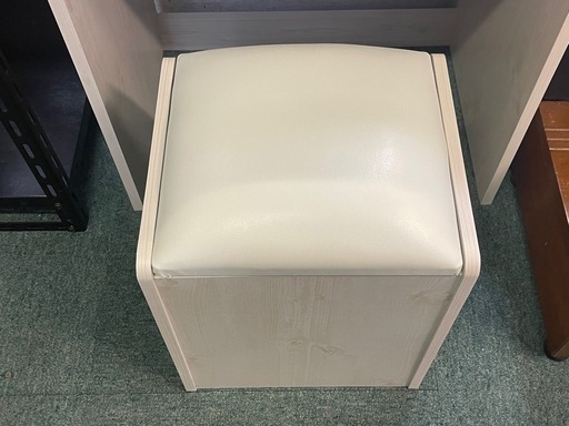 リサイクルサービス八光】幅60.5㎝ ホワイト ドレッサー 三面鏡 2口