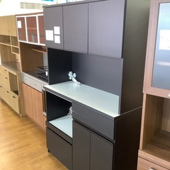 手作り家具工房 日本の匠 3枚扉レンジボード ナポリ【トレファク...