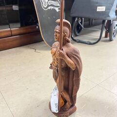 リサイクルショップどりーむ荒田店 No2719　オブジェ　戦士　スパルタ兵士　置物　お買い得品　インテリアの画像