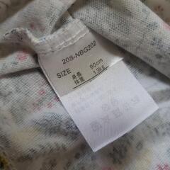 花柄長袖Tシャツ90①の画像