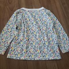 花柄長袖Tシャツ90①の画像