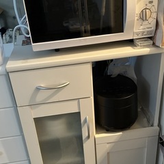 電子レンジ&炊飯器台