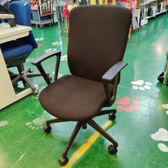 【愛品倶楽部柏店】生興 肘付き オフィスチェア QRS-A40BK