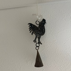 にわとり　ベル　モビールの画像