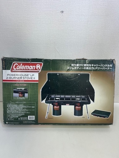 Coleman コンロ  POWERHOUSE LP 2-BURNER STOVE II アウトドア レジャー 屋外調理 ガスコンロ 未使用品