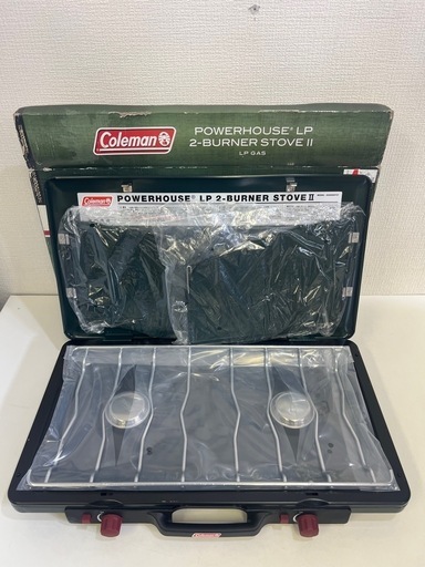 Coleman コンロ  POWERHOUSE LP 2-BURNER STOVE II アウトドア レジャー 屋外調理 ガスコンロ 未使用品