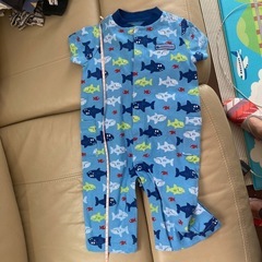 カーターズ　男の子　ロンパース　夏　半袖　9ヶ月　60の画像
