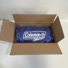 Coleman寝袋 スクールマミーⅡ/Ｃ10 コールマン ブルー 子供用寝袋 美品の画像