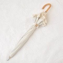 LANVIN日傘(生成×淡水色)