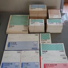 領収書・見積書・仕切書・納品書・請求書・売上、出庫、訂正返品伝票の画像