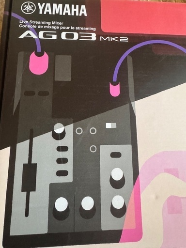 YAMAHA AG03 MR2 ブラック オーディオインターフェース