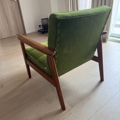 Ｋチェア　１シーター　モケットグリーン  定価¥64,350 (税込)の画像