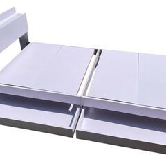 もしも ベッドフレーム どっち側でも収納可能 コンセント付き シ...