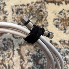 テレビアンテナケーブルテレビ接続ケーブル 5m アンテナケーブル 同軸ケーブル グレー 5m GHの画像