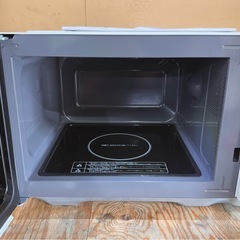 お引取り限定 美品 23年製 エディオン e angle 20L 電子レンジ ANG-MO-C5(W) 庫内フラットタイプの画像