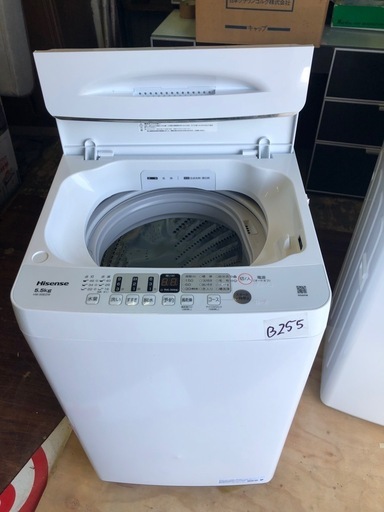 NO B255 ?福岡市内配送設置無料✨?HW55E2W/洗濯機/5.5kg/Hisense/ハイセンス/HW-55E2W/2022年