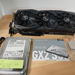 初めての自作PCに！ASUS GTX1060 6GB搭載 バランス構成パーツセット (Athlon 200GE/B450 Steel Legend/SSD新品）の画像