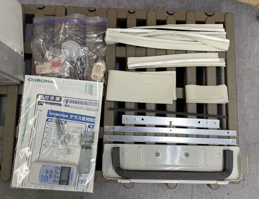 コロナ 2021年製 窓用エアコン CW-16Ａ 4.5～6畳 テラス窓用取付枠 標準取付枠 リモコン付 冷房 ウインドエアコン CORONA 札幌市