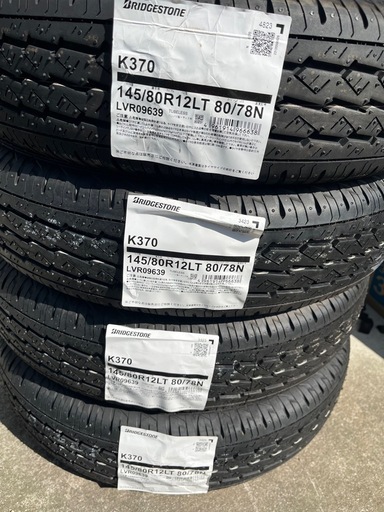 新品　145/80R12 78/80  【145R12LT6PR】 4本