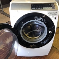 NO B252 🌈福岡市内配送設置無料✨🌈日立 ドラム式洗濯乾燥機 ビッグドラム 左開き 11kg シャンパン BD-SV110BLの画像