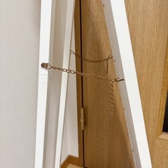 木製　姿見鏡　スタンドミラーの画像
