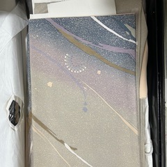 未使用！　代理投稿　訪問着(丹後ちりめん記載あり]説明文必読の画像