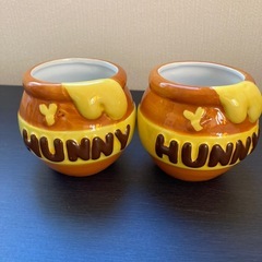 くまのプーさん　ガラス製　カップ　2個　未使用