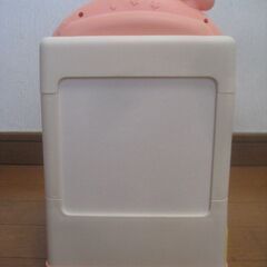 美品 家庭用クレーンゲーム カプセルキャッチマシーン ピンク系カラー USB使用可能の画像
