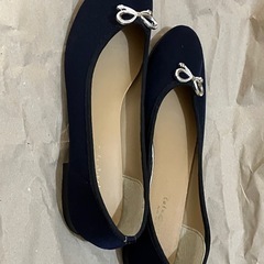 【美品】フラットシューズ②　ペタンコ靴　ノーヒール②の画像