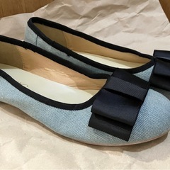 【美品】フラットシューズ③　ペタンコ靴　ノーヒール
