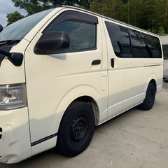 トヨタ ハイエース KDH206 3000cc 車検7年9月 ディーゼル 4WD フルセグナビ バックカメラ ETC 保証書 カーボンシート貼りの画像