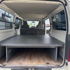 トヨタ ハイエース KDH206 3000cc 車検7年9月 ディーゼル 4WD フルセグナビ バックカメラ ETC 保証書 カーボンシート貼りの画像