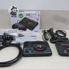 🎮【ゲーム機】2台セット セガ メガドライブ （ミニ・ミニ２）【...