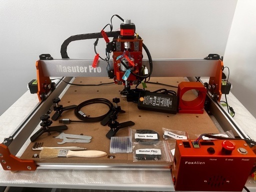 FoxAlien Masuter Pro CNC ルーター CNC フライス盤 木材、アクリル、MDF、アルミニウム、ナイロン、金属彫刻および切断用の3軸彫刻機 400 x 400 x 60mm