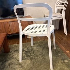 IKEA購入　チェア4脚セット　スチール製　屋外使用可能の画像