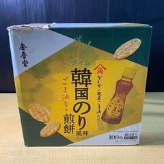 賞味期限2025/6/21　パリッとタイム 韓国海苔煎餅 100...