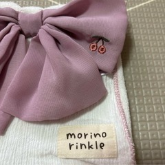 汗取りパット ベビー リボン うさぎ morinorinkleの画像