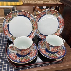 【ドリーム川西店御来店限定】 有田焼/長崎浪漫/ティーカップセッ...