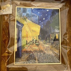 ゴッホ　夜のカフェテラス絵画