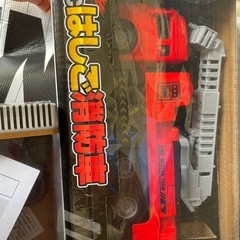 消防車　パトカー　ラジコン　おもちゃ　２個　usedの画像