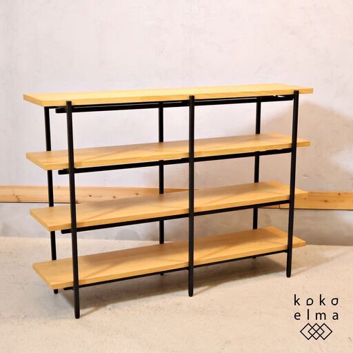 ISSEIKI(一生紀)で取り扱われていたPUSTA(プスタ)ラック120-4です。シンプルなデザインに飽きの来ない北欧モダンテイストの多目的使用のラックです。本棚や飾り棚としても◎♪