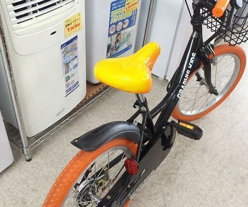 18インチ 子供用自転車 GRAPHIS KIDS オレンジ色×ブラック 男の子向け☆ 札幌市 北区 屯田 